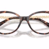 Michael Kors MK4170U 3006 - Dark Tortoise eyeglasses angle view