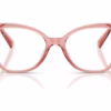 Michael Kors MK4170U 3101 - Pink Transparent eyeglasses front view