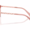 Michael Kors MK4170U 3101 - Pink Transparent eyeglasses side view