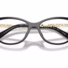 Michael Kors MK4171U 3005 - Black eyeglasses angle view