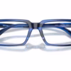 Michael Kors MK4173U 4041 - Blue Horn eyeglasses angle view