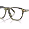 Michael Kors MK4174U 4040 - Olive Horn eyeglasses angle view