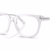 Michael Kors MK4176U 3400 - Grey Transparent eyeglasses angle view