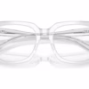 Michael Kors MK4176U 3400 - Grey Transparent eyeglasses angle view