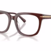 Michael Kors MK4176U 3401 - Brown Transparent eyeglasses angle view