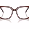Michael Kors MK4176U 3401 - Brown Transparent eyeglasses front view