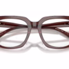 Michael Kors MK4176U 3401 - Brown Transparent eyeglasses angle view