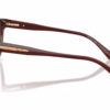 Michael Kors MK4176U 3401 - Brown Transparent eyeglasses side view