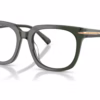 Michael Kors MK4176U 3961 - Green Transparent eyeglasses angle view