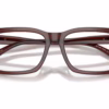 Michael Kors MK4177U 3401 - Brown Transparent eyeglasses angle view