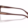 Michael Kors MK4177U 3401 - Brown Transparent eyeglasses side view