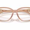 Michael Kors MK4180U 4051 - Light Brown Transparent eyeglasses angle view