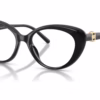 Michael Kors MK4181U 3005 - Black eyeglasses angle view