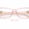 Michael Kors MK4182U 3901 - Light Pink Transparent eyeglasses angle view