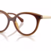 Michael Kors MK4184U 3113 - Dark Brown eyeglasses angle view