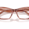 Michael Kors MK4185BU 4056 - Pink Horn eyeglasses angle view