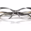 Michael Kors MK4186BU 4034 - Black Horn eyeglasses angle view