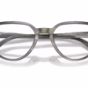 Michael Kors MK4187U 4047 - Charcoal Horn eyeglasses angle view