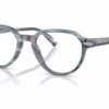 Michael Kors MK4187U 4048 - Navy Horn eyeglasses angle view