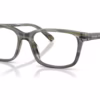 Michael Kors MK4188U 4047 - Charcoal Horn eyeglasses angle view