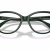 Michael Kors MK4195U 3947 - Bosco Green eyeglasses angle view