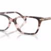 Michael Kors MK4196U 3913 - Pink Tortoise eyeglasses angle view