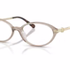Michael Kors MK4199U 3940 - Beige Transparent eyeglasses angle view