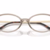 Michael Kors MK4199U 3940 - Beige Transparent eyeglasses angle view