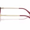 Michael Kors MK4199U 3949 - Dark Red Transparent eyeglasses side view