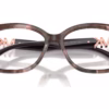 Michael Kors MK4203U 3175 - Rose Transparent eyeglasses angle view