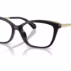 Michael Kors MK4204U 3005 - Black eyeglasses angle view