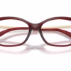 Michael Kors MK4204U 3949 - Dark Red Transparent eyeglasses angle view