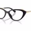 Michael Kors MK4206U 3005 - Black eyeglasses angle view