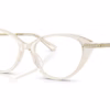 Michael Kors MK4207BU 4050 - Beige Transparent eyeglasses angle view