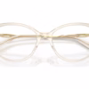 Michael Kors MK4207BU 4050 - Beige Transparent eyeglasses angle view