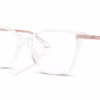 Michael Kors MK4208BU 3015 - Clear eyeglasses angle view