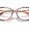 Michael Kors MK4208BU 3913 - Pink Tortoise eyeglasses angle view