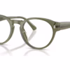 Michael Kors MK4209U 4012 - Olive Transparent eyeglasses angle view