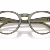 Michael Kors MK4209U 4012 - Olive Transparent eyeglasses angle view