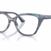 Michael Kors MK4212U 4054 - Blue Horn eyeglasses angle view