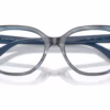 Michael Kors MK4212U 4054 - Blue Horn eyeglasses angle view