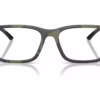 Prada Linea Rossa PS 01RV 14X1O1 - Mimetic Green Rubbered eyeglasses front view