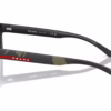 Prada Linea Rossa PS 01RV 14X1O1 - Mimetic Green Rubbered eyeglasses side view