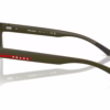 Prada Linea Rossa PS 01RV 15X1O1 - Matte Military Green eyeglasses side view