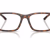 Prada Linea Rossa PS 01RV 17X1O1 - Dark Tortoise Rubber eyeglasses front view
