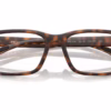 Prada Linea Rossa PS 01RV 17X1O1 - Dark Tortoise Rubber eyeglasses angle view