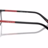 Prada Linea Rossa PS 03QV 01D1O1 - Transparent Anthracite eyeglasses side view