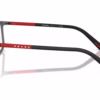 Prada Linea Rossa PS 03QV 16X1O1 - Grey Silver eyeglasses side view