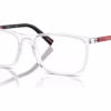 Prada Linea Rossa PS 03QV 2AZ1O1 - Crystal eyeglasses angle view