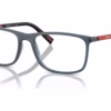 Prada Linea Rossa PS 03QV CZH1O1 - Transparent Avio eyeglasses angle view